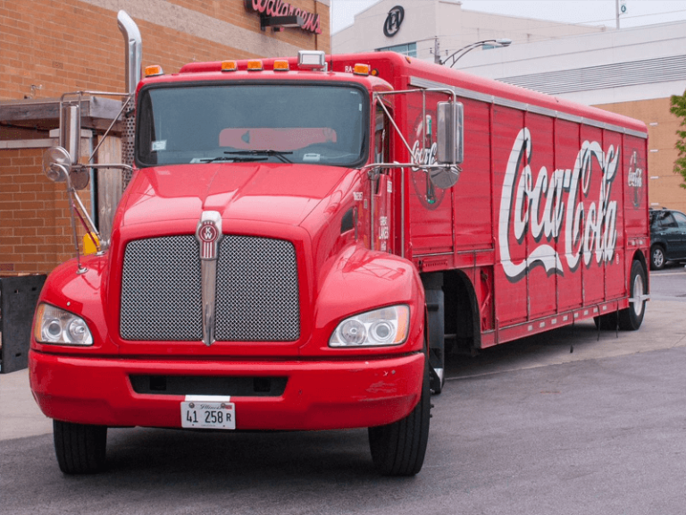 Vinyl Full Truck Wraps for Coca Cola in Sacramento