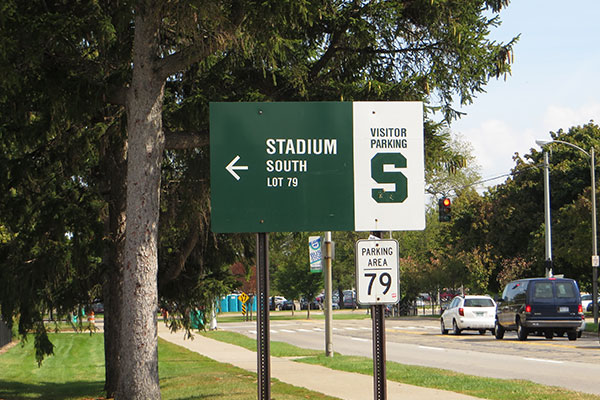 Exterior Directional Post and Panel Signage in Sacramento