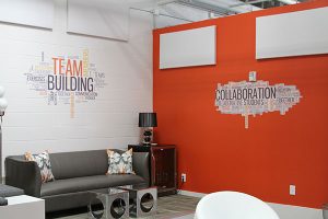 Commercial indoor Wall graphics by Universal Signs