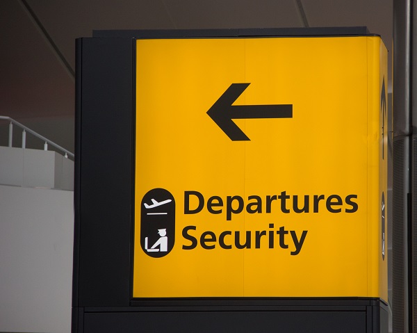 Indoor directional signs for Airport in Sacramento
